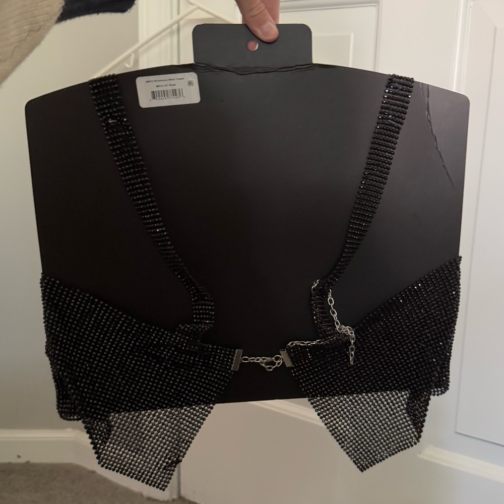 MNYC Rhinestone Mesh Topper - Picture 2 of 3